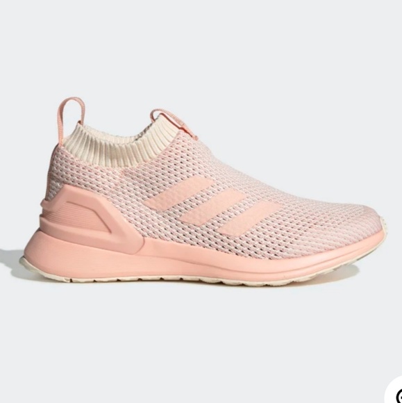 adidas Shoes - Adidas Rapidarun Knit Sock Pink Sneakers Laceless